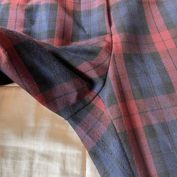 Velvet by Graham Spencer Check Trouser 4 Red Blue - Picture 9 of 16